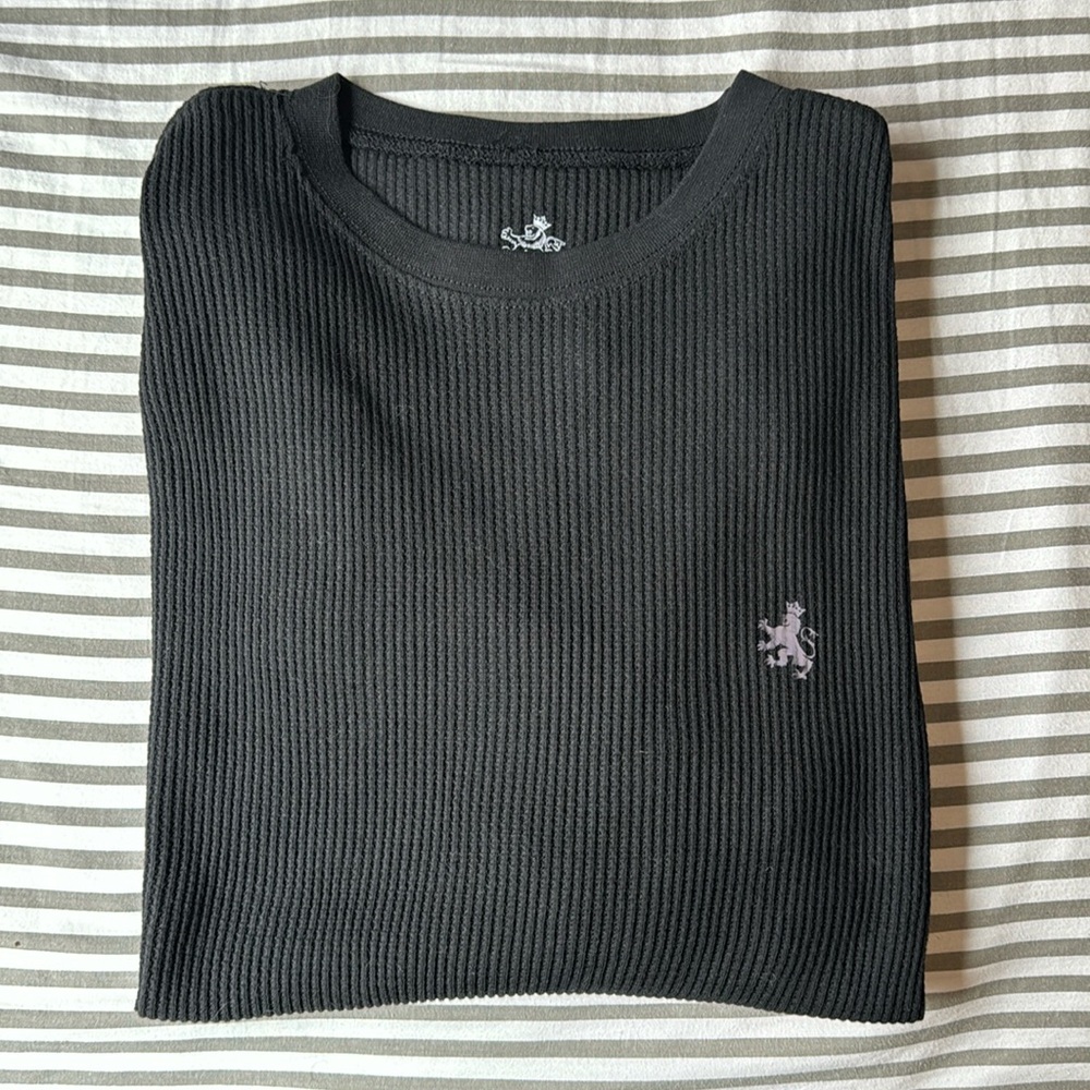Rugby University Men's Waffle Long Sleeve - S -